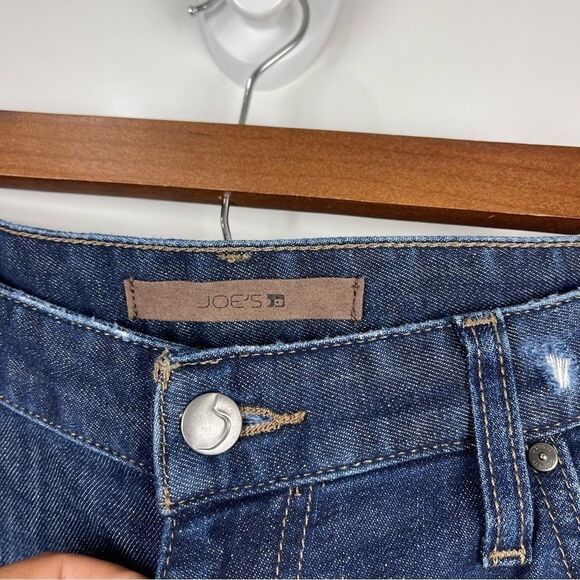 Joe's Jeans The Billie Ankle Relaxed Jeans Distressed Dark Wash Women's Size 28 - Picture 8 of 10